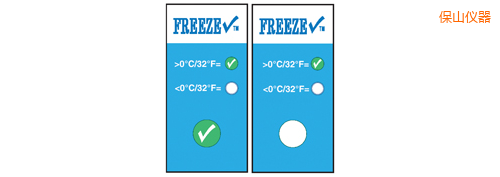 保山溫度指示標(biāo)簽 冷凍檢查 Thermolabels