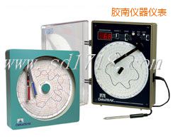 膠南電子圓圖溫濕度記錄儀