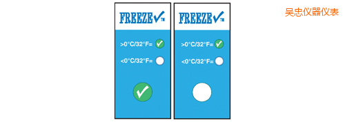 吳忠溫度指示標(biāo)簽 冷凍檢查 Thermolabels