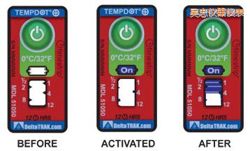 吳忠溫度指示標簽 累計上升時間/溫度的標簽